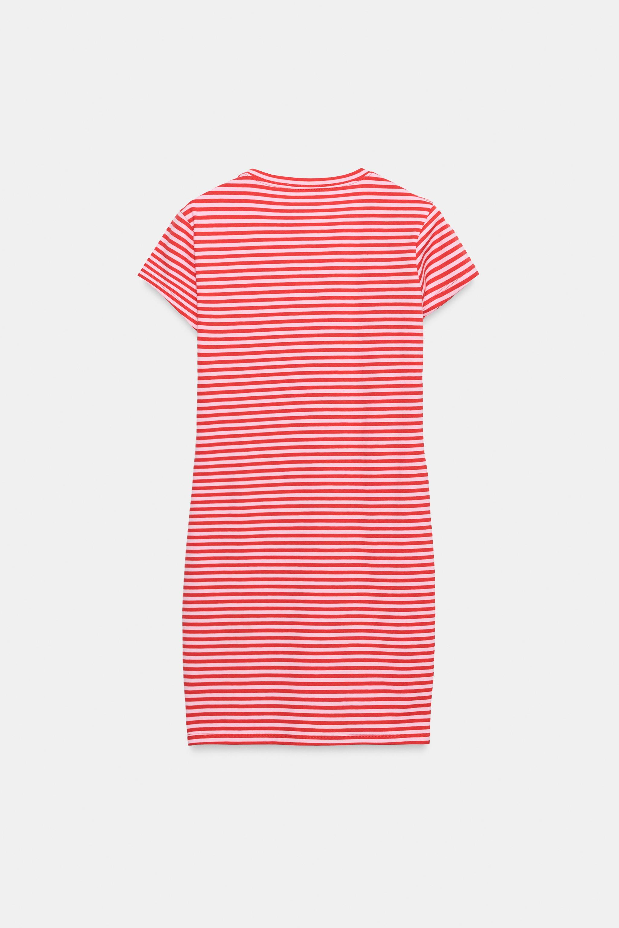 STRIPED SHORT DRESS